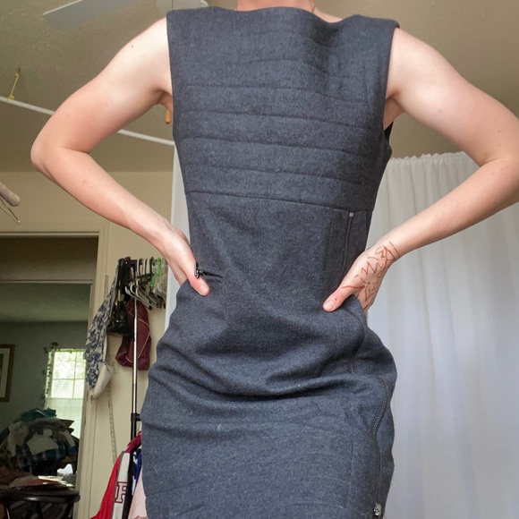 Tory Burch grey size small sheath dress - Picture 4 of 8